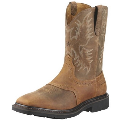 Ariat 10010134 Sierra Square Toe Steel Toe Aged Bark Boot