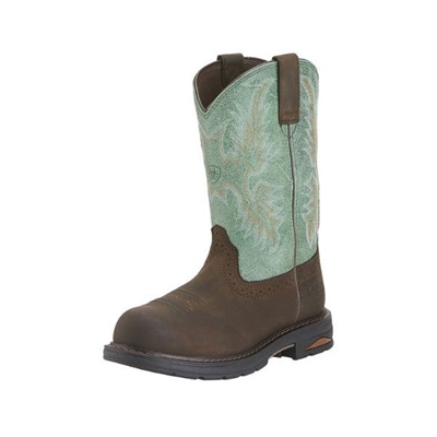Ariat 10015405 Women's Tracey Oily Distressed Brown Pull-On H2O Composite Toe Boot