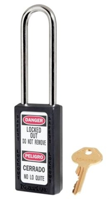 Master Lock 411LT Padlock - Keyed Different - 3" Shackle Length
