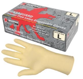 MCR 5055 SensaGuard Double Chlorinated Latex Disposable Glove - Powder Free