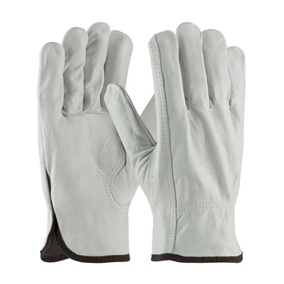 PIP 68-163 Regular Grade Top Grain Cowhide Leather Drivers Glove - Keystone Thumb