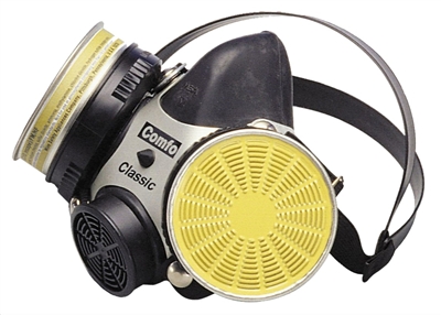 MSA 808076 Comfo Classic Half Mask Black Hycar Respirator - Large