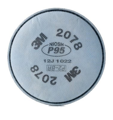 3M 2078 Particulate Filter P95 With Nuisance Level Organic Vapor/Acid Gas Relief 100