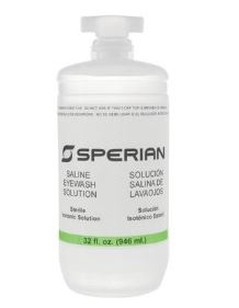 Fendall 32-000455-0000-H5 32 Oz Sperian Saline Personal Eyewash Bottle