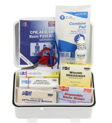 Pac-Kit 6410 #10 PLUS Weatherproof Plastic First Aid Kit