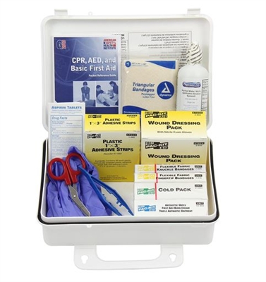 Pac-Kit 6430 #25 PLUS Weatherproof Plastic First Aid Kit