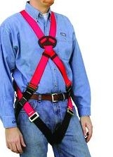 MSA 415944 FP Pro Cross-Chest Harness - Standard With Qwik-Fit Leg Buckles And (1) Back (2) Hip D-Rings