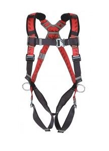 MSA 10041591 TechnaCurv Full-Body Harness - Standard Vest-Type Quik-Fit Chest And Tongue Leg Buckles And (1) Back D-Ring