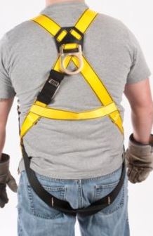 MSA 10072480 Workman Harness - XL With Qwik-Fit Chest And Leg Buckles And Back Attach