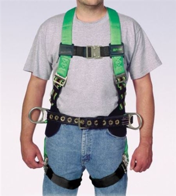 Miller P950QC-77/UGN DuraFlex Python Ultra Harness - With Quick-Connect Buckle Legs, Side D-Ring And Body Belt