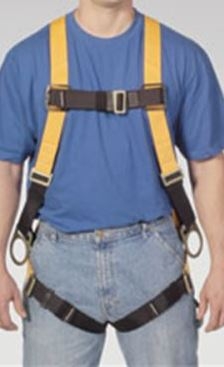 Titan TF4007/UAK T-Flex Stretchable Harness With Back And Side D-Rings And Mating Leg Strap Buckles