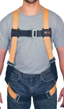 Titan TF4507/UAK T-Flex Stretchable Harness With Back And Side D-Rings And Tongue Leg Strap Buckles