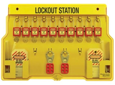 Master Lock 1483BP410 English Padlock Station