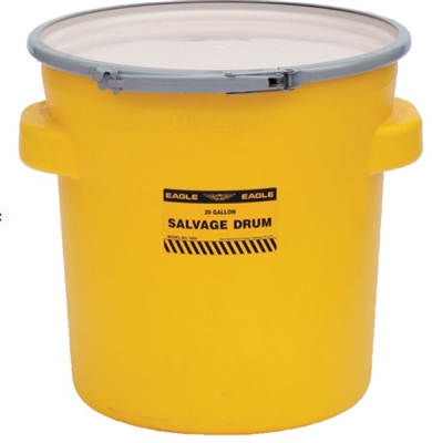 Eagle 1654 20 Gallon DOT Salvage Drum - With Metal Lever-Lock Ring