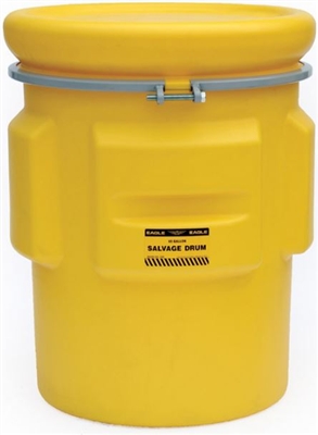 Eagle 1665 65 Gallon DOT Salvage Drum - With Metal Bolt Band