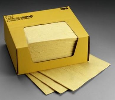 3M P-110 11" x 13" Absorbent Pads - 4 Boxes