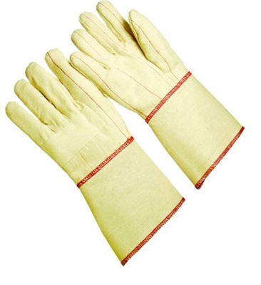 Seattle Glove H532G Heavy Weight Hot Mill Glove - 4.5" Plasticized Gauntlet Cuff