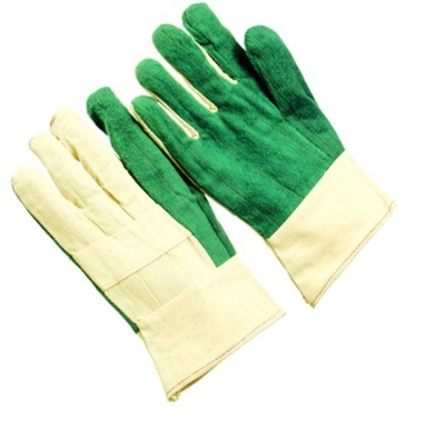Seattle Glove HG532G Hot Mill Glove - 24 Oz Green Heavy Weight Gauntlet Cuff