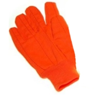 Seattle Glove OC020 Orange Double Palm Fluorescent Corduroy Glove