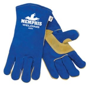 MCR 4500 Shoulder Leather Welder's Glove - Blue Select Leather
