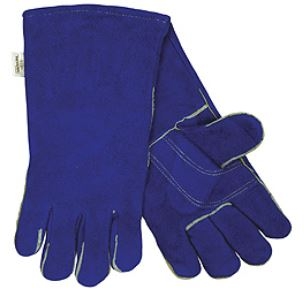 MCR 4501 Shoulder Leather Welder's Glove - Blue Select Leather