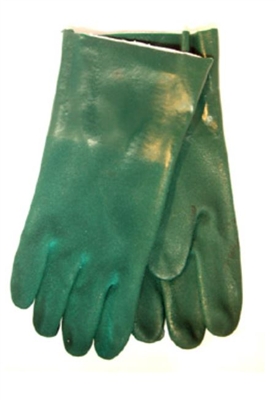 MCR 6422 Nitrile Reinforced Double Dipped PVC Glove With Green Standard 12