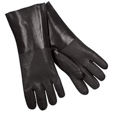 MCR 6514S Double Dipped Textured PVC Glove With 14