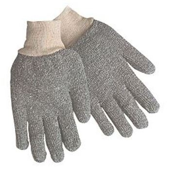 MCR 9420KM Gray Knit Wrist Terry Cloth Glove - Large