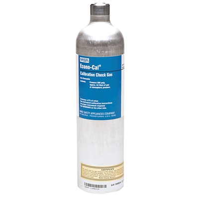 MSA 711064 15ppm Hydrogen Sulfide / Nitrogen Background Econo-Cal Reactive Gas Calibration Cylinder