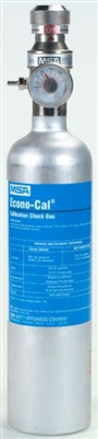 MSA 711068 10ppm Nitrogen Dioxide / Air Background Econo-Cal Reactive Gas Calibration Cylinder