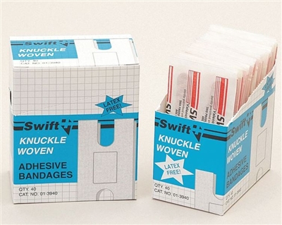 North Safety 013940-H5 Knuckle Woven Adhesive Bandages