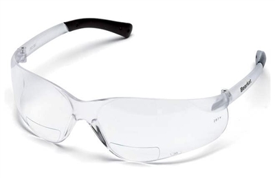 Crews BKH10 BearKat Magnifier Safety Glasses - Clear Lens 1.0 Diopter