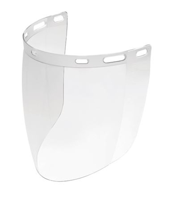 Gateway 661 Polycarbonate Universal Fit Face Shield - Clear - 9" x 15-1/2"