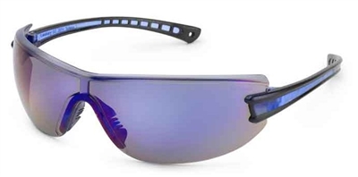 Gateway 19GB9M Luminary Safety Glasses - Blue Mirror Lens With Blue Insert