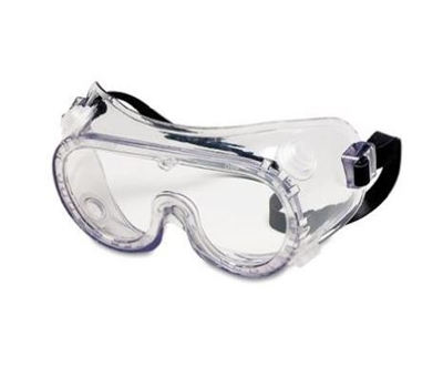Crews 2230R Stryker General Purpose Safety Goggle - Regular Clear Lens Indirect Vent With Rubber Strap