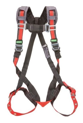 MSA 10105889 Evotech Full Body Harness - Standard Size With Back D-Ring