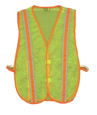 2W International 8028C Green Blaze Mesh Safety Vest