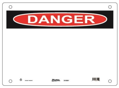 Guardian Extreme S10001 Danger Sign