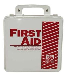 Pac-Kit 991P Weatherproof Plastic National Standard School Bus First Aid Kit