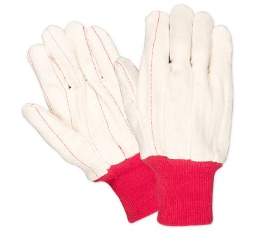 Southern Glove I185 Oil Rig 100% Cotton Glove - Import - Red Knit Wrist
