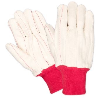 Southern Glove ICHF185 Heavy Weight Poly/Cotton Glove - Import - Red Knit Wrist