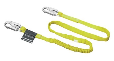 Miller 216WLS-Z7/6FTYL Single Leg Manyard Shock Absorbing Lanyard - Snap Hook Harness Connection And Snap Anchor Hook