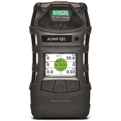 MSA 10116928 Altair 5X Multigas Detector - LEL, O2, CO, H2S Color ETL Approved With Probe