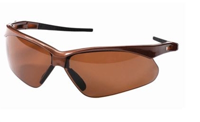 Jackson Safety 28637 V30 NEMESIS Polarized Safety Glasses - Brown Polarized Lens Brown Frame