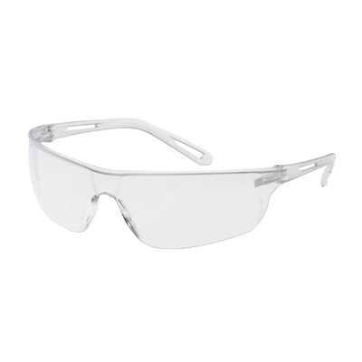 PIP 250-09-0000 Zenon Z-Lyte Rimless Safety Glasses with Clear Temple, Clear Lens and Anti-Scratch Coating