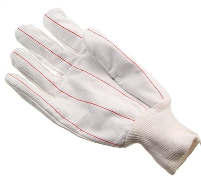 Seattle Glove D3018CDKW Double Palm Bleached White Corduroy Glove