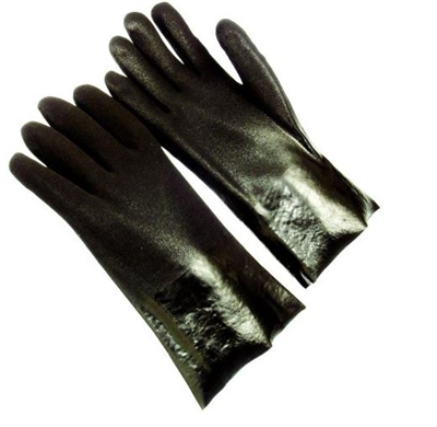 PIP 58-8040R Premium PVC Dipped Glove with Interlock Liner and Semi-Rough Finish - 14" Length