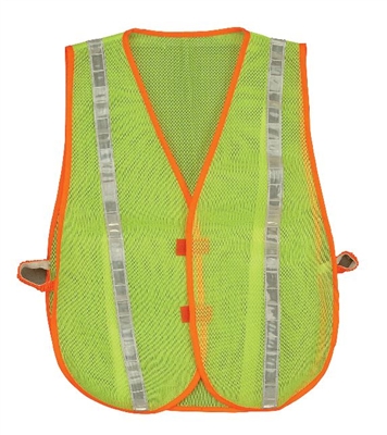 2W International 8028A Green Blaze Mesh Safety Vest