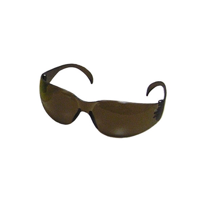 PIP 250-01-5504 Zenon Z12 Rimless Safety Glasses with Dark Brown Temple, Dark Brown Lens and Anti-Scratch Coating