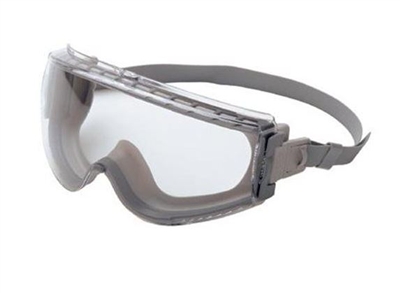 Uvex S3960C Stealth Safety Goggle - Gray/Gray Clear Lens With Neoprene Band